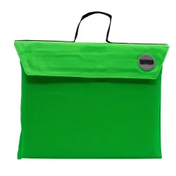 Meeco Gusset Library Bag with Handle - Green Meeco Gusset Library Bag with Handle - Green
