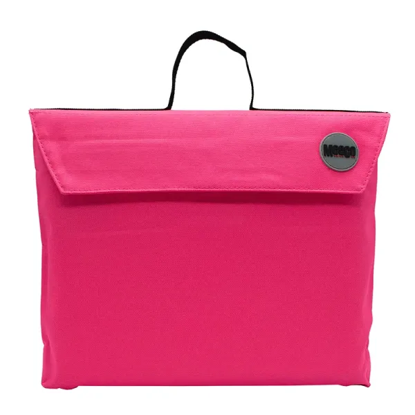Meeco Gusset Library Bag with Handle - Pink