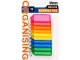 Meeco Deluxe Keyring Tags 10 Pack Front Packaging Meeco Deluxe Keyring Tags 10 Pack front packaging with assorted colour key tags