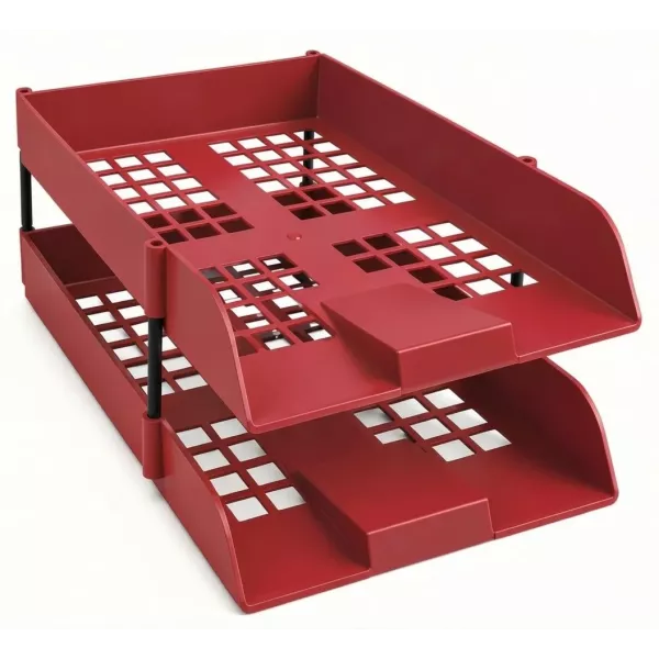 NEXX Letter Tray Set Plus Risers - Red