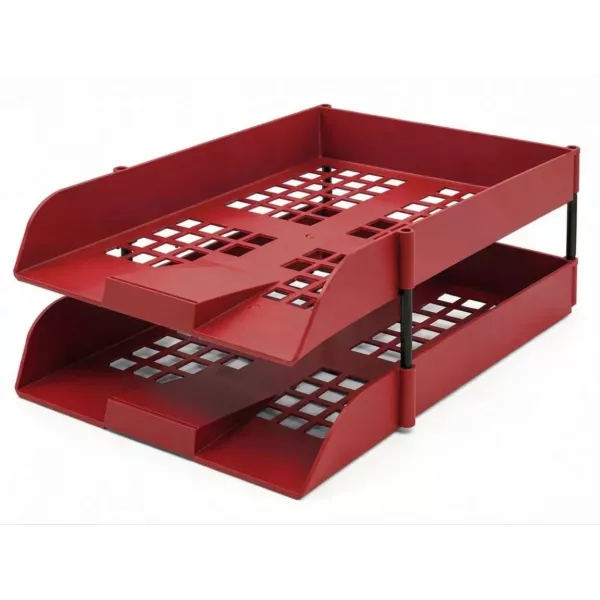 NEXX Letter Tray Set Plus Risers - Red