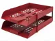 NEXX Letter Tray Set Plus Risers - Red