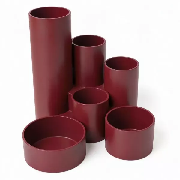 NEXX Desk Organiser Round-Up - Burgundy
