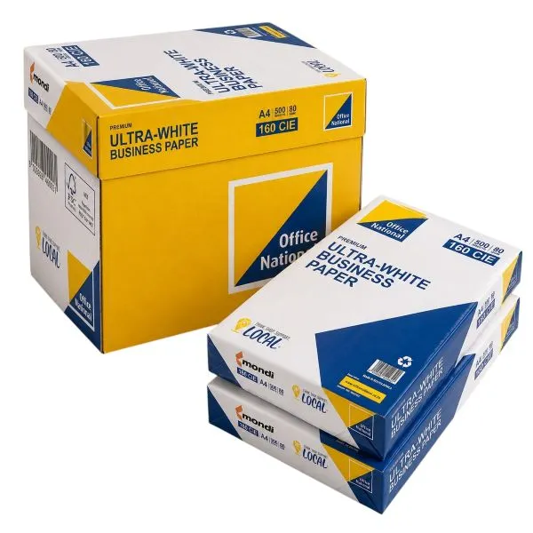 Premium A4 Copier Paper 80gsm Single Ream ingle ream of premium A4 copier paper, 80gsm weight