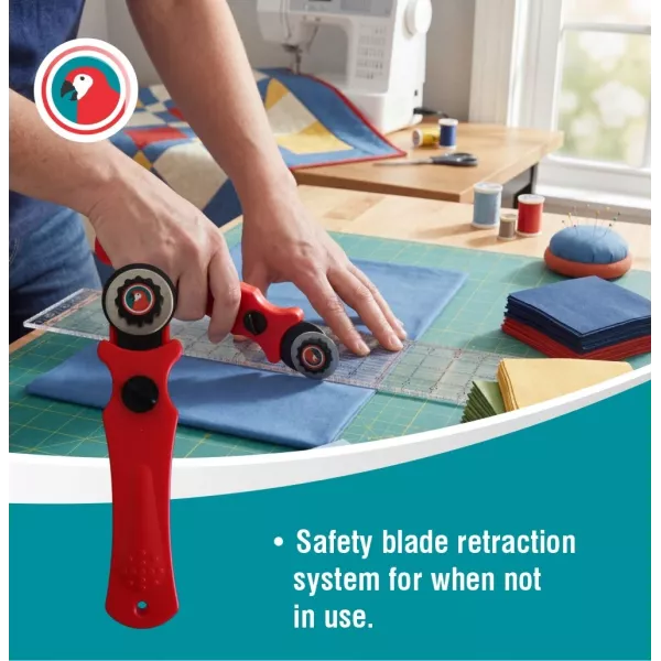 PARROT Plastic Rotary Craft Knife PARROT Plastic Rotary Craft Knife