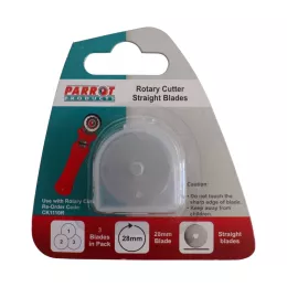Parrot Rotary Plastic Craft Knife Straight Blades Refill Pack