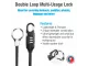 Parrot Double Loop Lock Parrot AL6300 double loop lock extended cable view