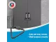 Parrot Hook Lock Front View AL6302 Parrot AL6302 hook lock front view with 4 digit combination dial