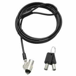 Parrot AL6303 laptop security cable lock with key and steel cable