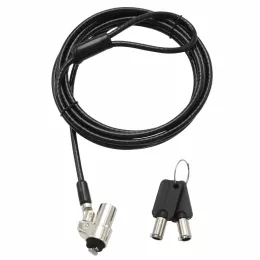 Parrot AL6303 laptop security cable lock with key and steel cable