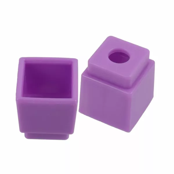 Pack view of Parrot Counting Cubes 100 Piece AB1012 with colourful cubes and navy blue laces