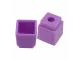Close-up of Parrot Counting Cube showing centre hole for threading and lacing activities