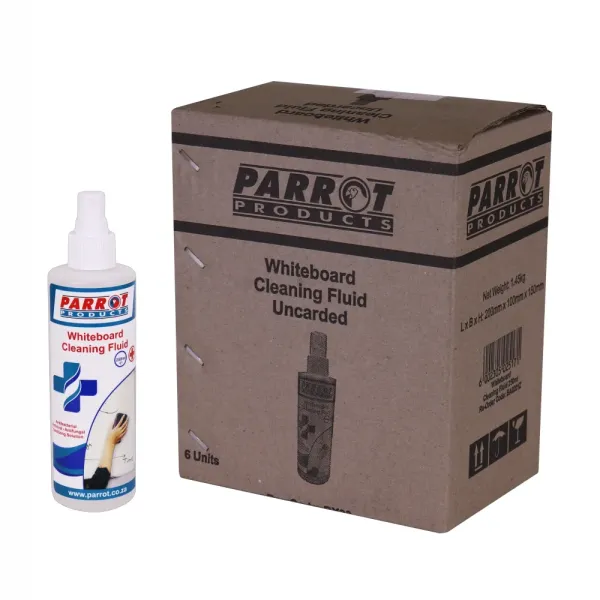 PARROT BA0201Z whiteboard cleaning fluid 250ml supplied as a box of 6 bottles