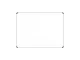 Parrot BD0920 Magnetic Whiteboard 600x450mm plain front view with aluminium frame