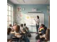 Parrot BD0920 magnetic whiteboard shown in a classroom teaching environment
