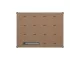 Parrot BD0944 Magnetic Whiteboard 1000x1000mm rear view showing frame and mounting points