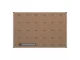 Parrot BD0960 Magnetic Whiteboard 1500x1200mm rear view showing frame and mounting points