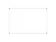 Parrot Magnetic Whiteboard 1500x900mm Front View Parrot BD0961 Magnetic Whiteboard 1500x900mm front view with aluminium frame and pen tray