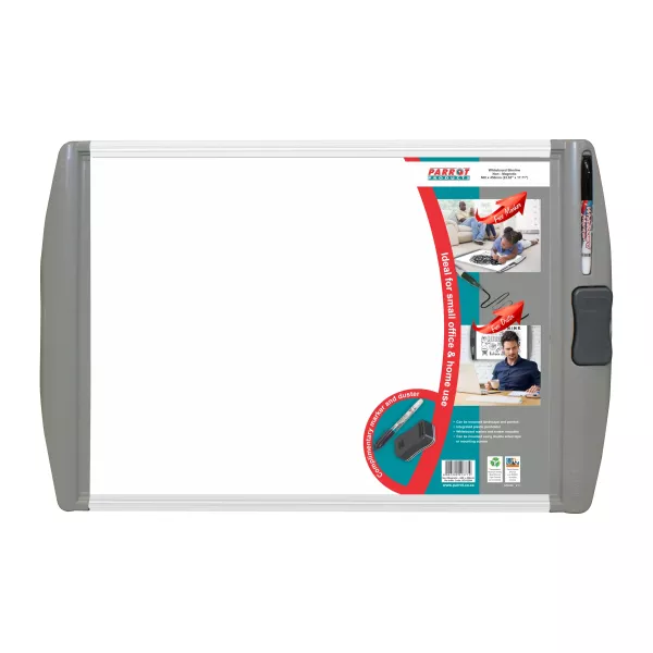 PARROT Whiteboard Slimline Non-Magnetic 600 X 450mm Retail Pack PARROT Whiteboard Slimline Non-Magnetic 600 X 450mm Retail Pack