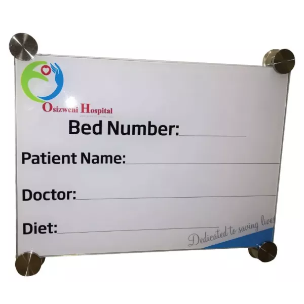 Parrot Hospital Glass Bed Board with Print - A3