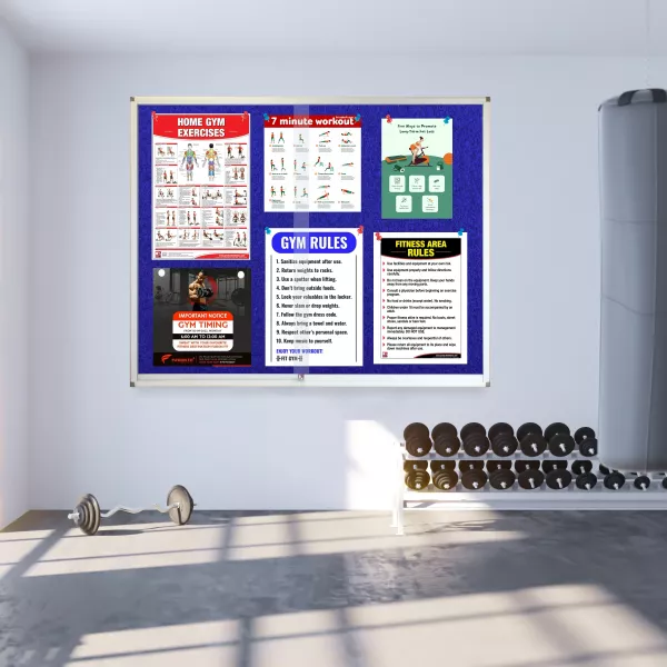 PARROT Display Case Pinning Board 1500 X 1200mm - Blue PARROT Display Case Pinning Board 1500 X 1200mm - Blue