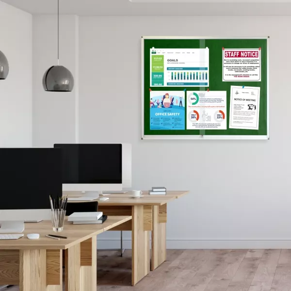 PARROT Display Case Pinning Board 1500 X 1200mm - Green PARROT Display Case Pinning Board 1500 X 1200mm - Green