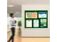PARROT Display Case Pinning Board 1500 X 1200mm - Green PARROT Display Case Pinning Board 1500 X 1200mm - Green