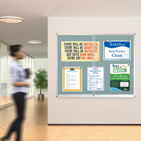 PARROT Display Case Pinning Board 1500 X 1200mm - Grey PARROT Display Case Pinning Board 1500 X 1200mm - Grey