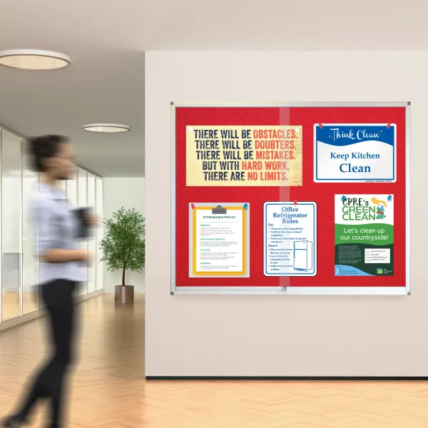 PARROT Display Case Pinning Board 1500 X 1200mm - Red PARROT Display Case Pinning Board 1500 X 1200mm - Red
