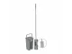Parrot Flat Head Mop & Dual-Chamber Bucket 6.5 L Parrot flat head mop with 6.5 L dual-chamber bucket and stainless steel pole