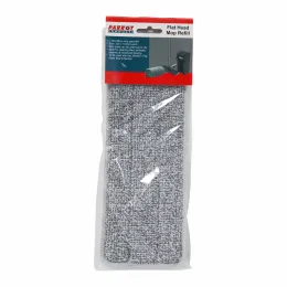 Parrot JA0303R microfibre refill pad for flat head mop in retail packaging