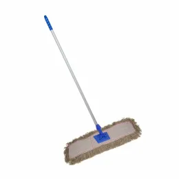 Parrot complete 600 mm cotton dust mop sweeper with aluminium handle and blue frame