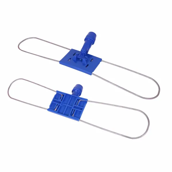 Parrot complete 600 mm cotton dust mop sweeper with aluminium handle and blue frame
