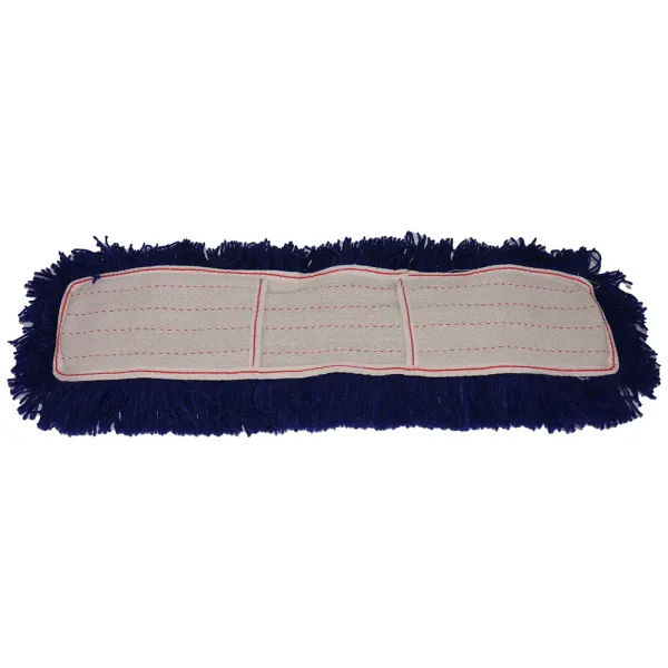 Parrot Acrylic Dust Mop Sweeper Sleeve 600 mm Blue Parrot blue 600 mm acrylic dust mop sweeper sleeve for dry floor cleaning