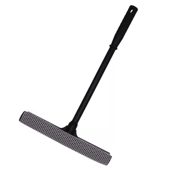 Parrot Squeegee Garage Plastic shown in front product view with black handle and rubber blade