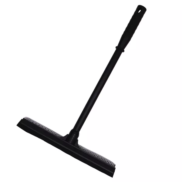 Parrot Squeegee Garage Plastic shown in front product view with black handle and rubber blade