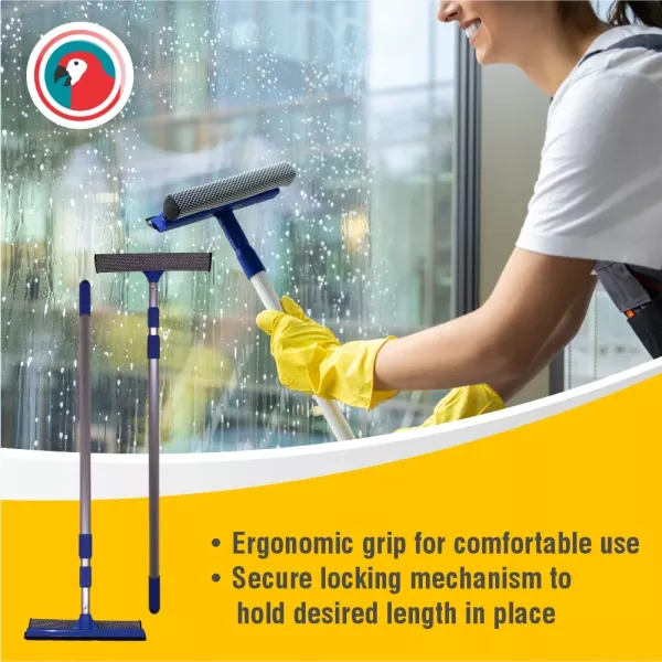 Parrot Window Squeegee Telescopic 2.1m shown in full product view