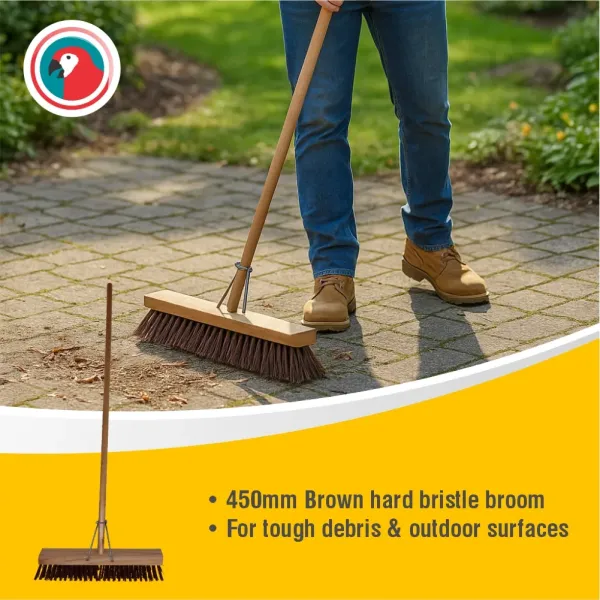 Parrot Platform Broom Brown 450 mm