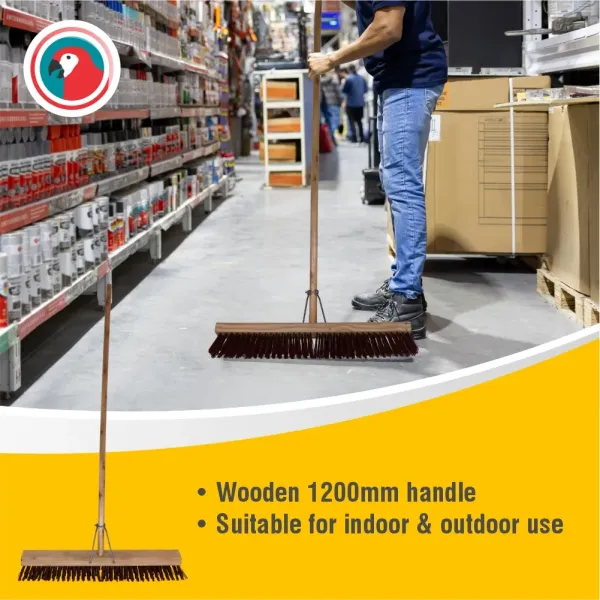 Parrot Platform Broom Brown 600 mm
