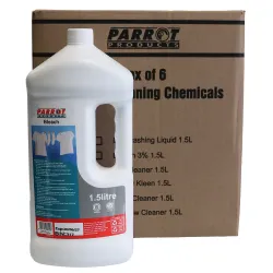 Parrot Bleach 3% 1.5 L - Box of 6 Parrot Bleach 3% 1.5 L - Box of 6