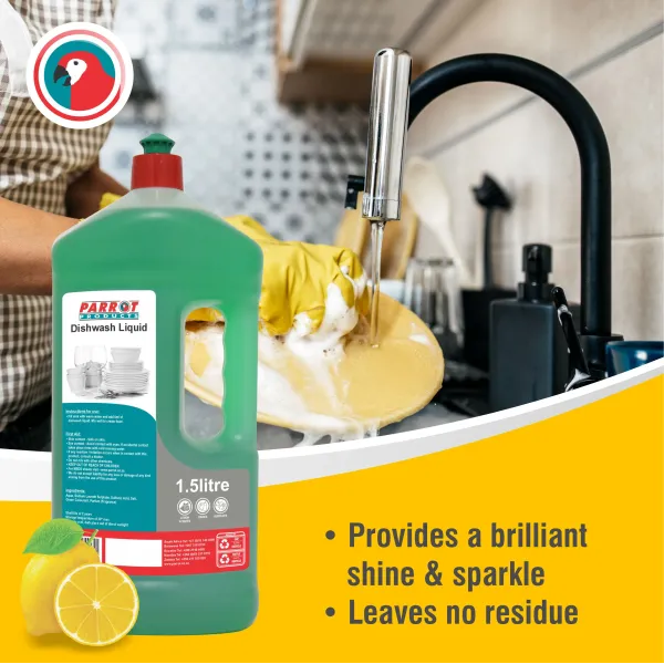 Parrot Dishwashing Liquid Lemon 1.5 L