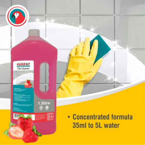 Parrot Tile Cleaner Strawberry 1.5 L Parrot Tile Cleaner Strawberry 1.5 L