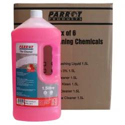 Parrot Tile Cleaner Strawberry 1.5 L - Box of 6 Parrot Tile Cleaner Strawberry 1.5 L - Box of 6