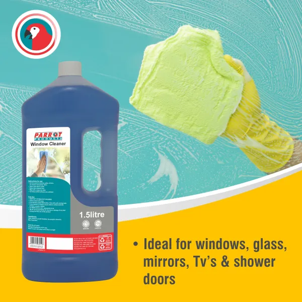 Parrot Window & Glass Cleaner 1.5 L - Box of 6 Parrot Window & Glass Cleaner 1.5 L - Box of 6