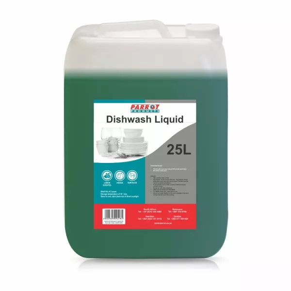 Parrot Dishwashing Liquid Lemon - 25 Litre
