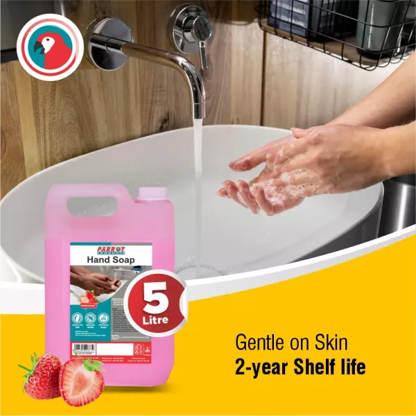 PARROT Hand Soap Strawberry Scented - 5 Litre PARROT Hand Soap Strawberry Scented - 5 Litre
