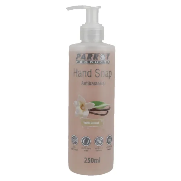 Parrot Antibacterial Hand Soap Vanilla 250 ml - 6 Pack