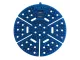 Parrot JA0404BB blue bubble gum fragranced urinal mat for washroom odour control