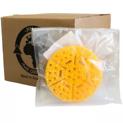 Parrot JA0404YL-10 yellow lemon PMAT urinal mat pack of 10 in retail packaging