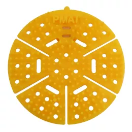 Parrot JA0404YL yellow lemon fragranced urinal mat for washroom odour control